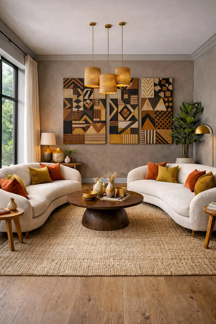 Open-plan living area