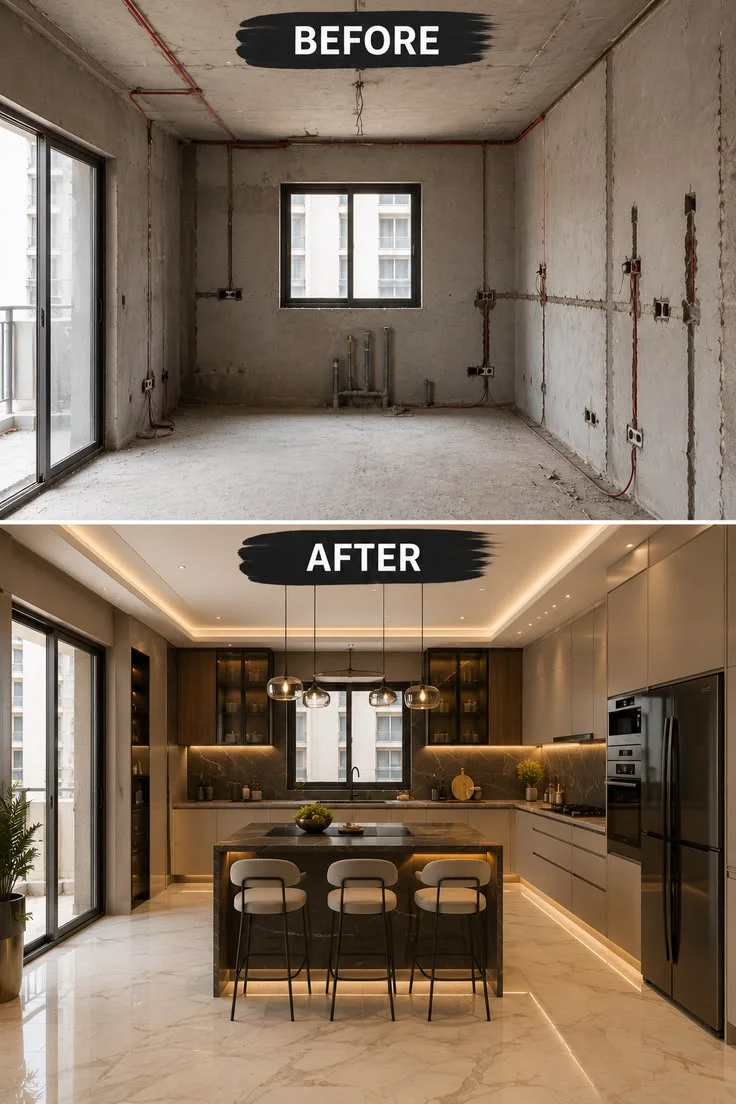 Bonaberi Living Room Remodel