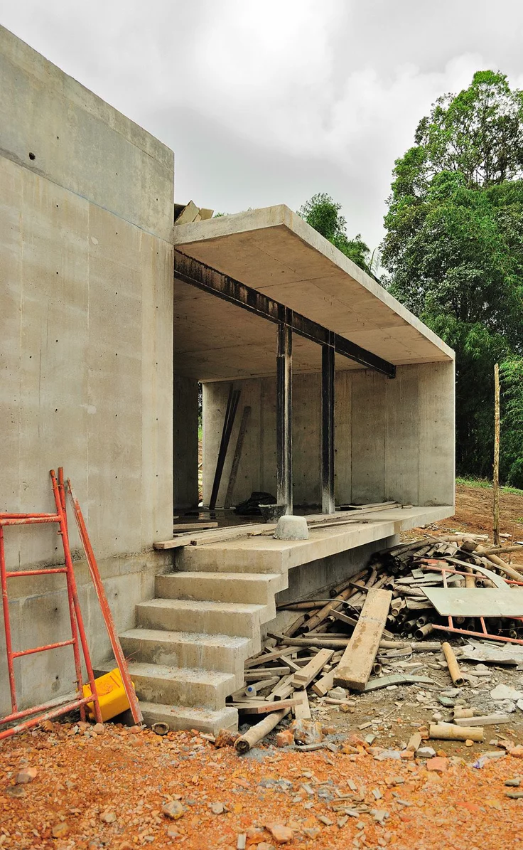 Structural construction in progress